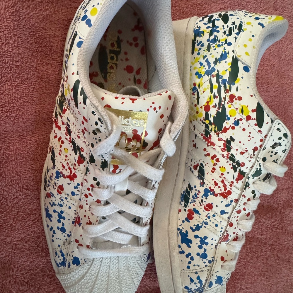 Adidas Splatter Paint Sneakers - Picture 2 of 3